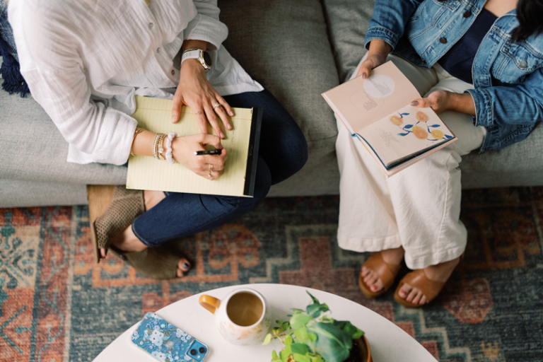 women writing in journal, grief therapy, Brentwood, TN